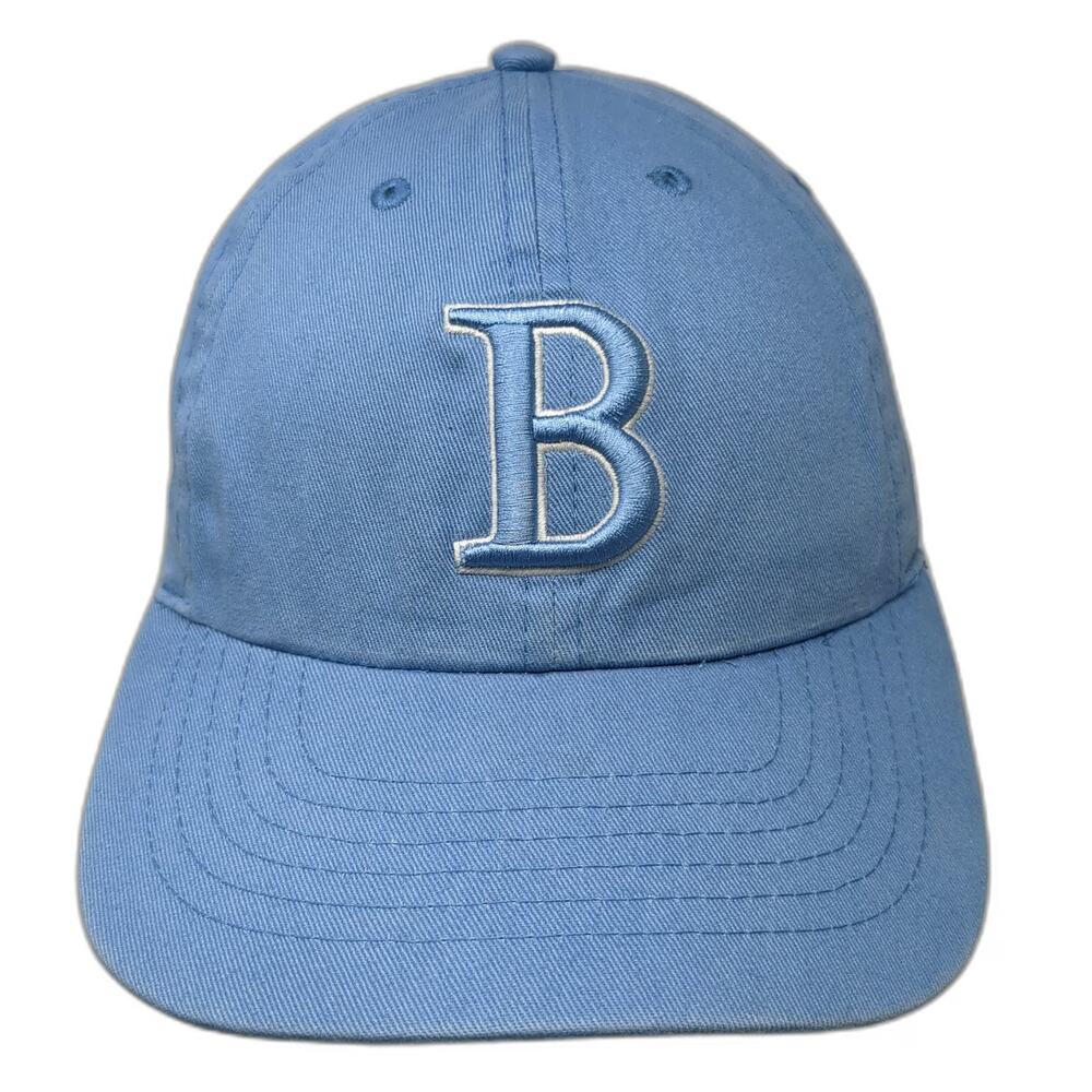 Bay State Apparel Baseball Cap Blue One Size Slideback Boston Letter B Hat